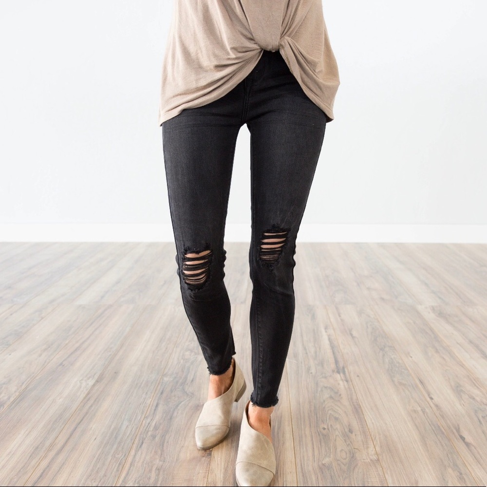 Manhattan Black Denim by Shop Stevie